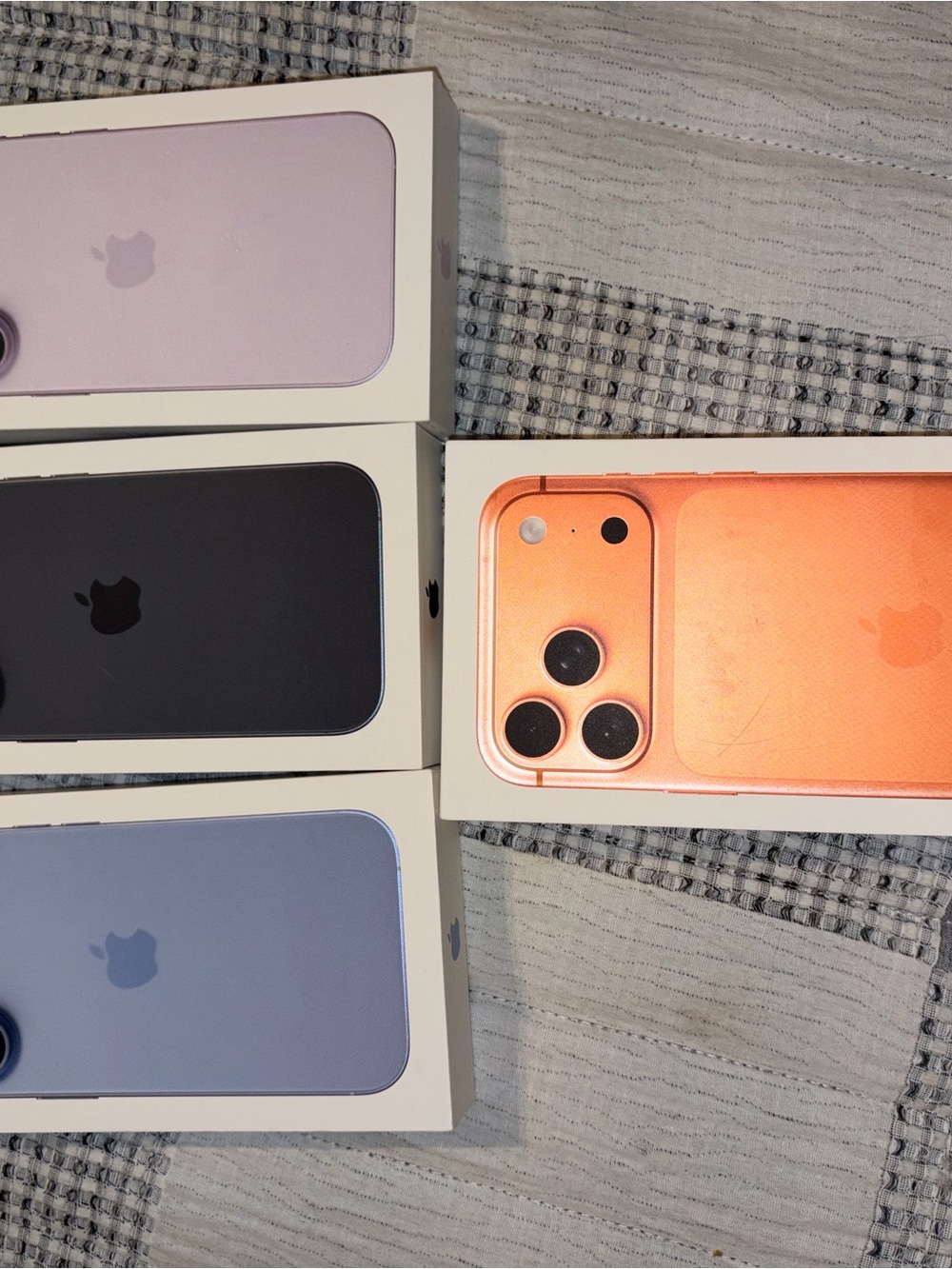 Apple iPhone Boxes.  Just the Boxes